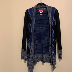 XL Aztec Print Cardigan